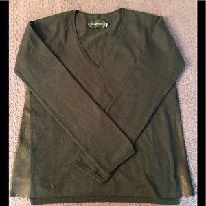 Zadig & Voltaire sweater with leather detail